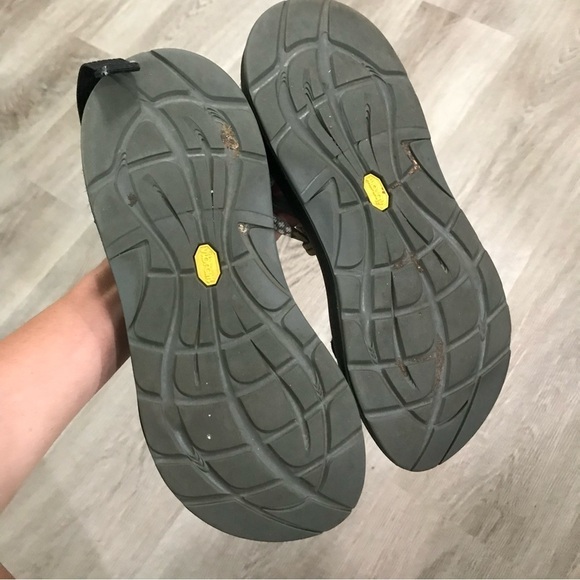 Chaco Womens Zx/2 Sandals Yampa Light Beam Gray Cream Pattern Hiking Outdoor 10 - Picture 6 of 7